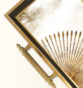 Üveg tálca, 38×24 cm – TPA9849