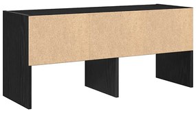 cipőtartó állvány rakásolható fekete tölgyfa 89,5x30x40 cm