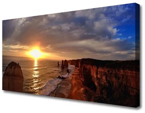 Vászonfotó Sea Sun Landscape 100x50 cm