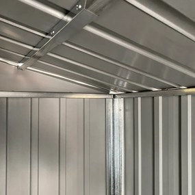 zöld horganyzott acél kerti fészer 277 x 192,5 x 179 cm