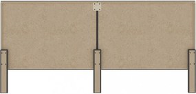 sötétszürke szövet steppelt fejvég 200 x 200 cm
