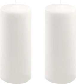 Gyertya készlet 25 cm Ø 10 cm 2 db fehér