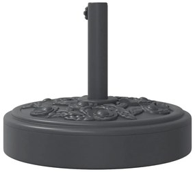 vidaXL kerek napernyőtalp rúdhoz Ø38 / 48 mm 25 kg