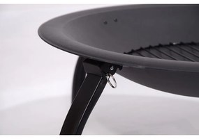 Vesuv tűzrakó hely grillráccsal és fedéllel, ø 48 cm - Cattara