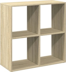 vidaXL sonoma tölgy szerelt fa elválasztó könyvespolc 69,5x29x69,5 cm