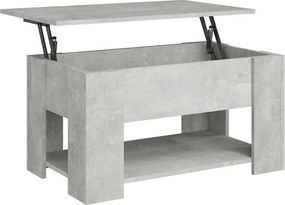 vidaXL betonszürke szerelt fa dohányzóasztal 79x49x41 cm