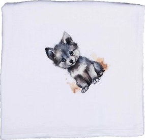 Textil tetra pelenka farkas mintával 70x70cm