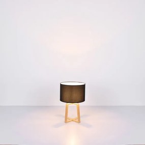 Globo 21621B - MORITZ asztali lámpa 1xE14/40W/230V fekete