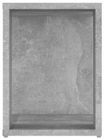 betonszürke szerelt fa TV-szekrény 80 x 24 x 32 cm