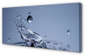 Canvas képek Egy csepp víz közelkép 125x50 cm