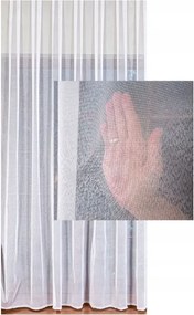 Függöny Egyszerű Szélesség 270x180 Sima Klasszikus Fehér Bevarrt Ráncoló Szalag