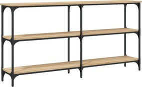vidaXL sonoma tölgy színű szerelt fa dohányzóasztal 150 x 29 x 75 cm