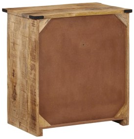 tömör mangófa tálalószekrény 2 fiókkal 55 x 35 x 60 cm