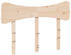 tömör fenyőfa fejtámla 135 cm