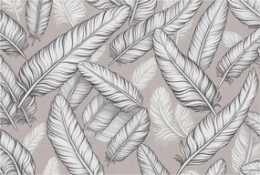 Fotótapéta Flizelina Nappali és Hálószoba Irodába Finom tollak 104x70 Ragasztó