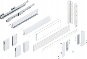 Blum Fiók Merivobox 600 Magas E belső fehér 70kg