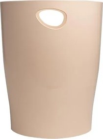 Papírkosár, 15 liter, PP, EXACOMPTA Ecobin Skandi, nude (EX45331D)