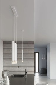 Fehér fém függőlámpa ø 8 cm Vittoria – Sollux