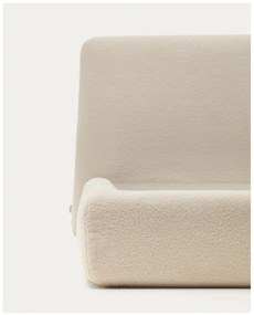 Bézs kárpitozott franciaágy 180x200 cm Martina – Kave Home