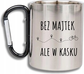 Bögre Acél Fül Kerékpáros Karabiner Vicces Bugyi Nélkül, De Sisakban