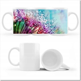 Nyomott mintás bögre harmatcseppek Pitypang