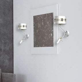 Fali lámpa ULTIMO 1xE27/40W/230V + 1xGU10/MR11/7W fehér