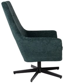 Sötétzöld fotel Bruno – White Label