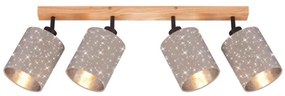 Briloner 2078-041 - Spotlámpa SPOTLIGHT 4xE27/25W/230V bézs 2078-041