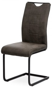 Scaun modern cu bază de sanie gri Dcl-412