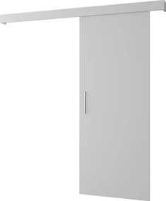 Tolóajtó, fehér/fehér/ezüst, SALDOR 90 1