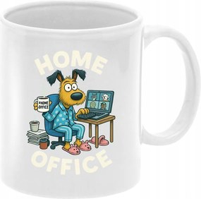 Home Office Bögre Ajándék dolgozónak Fehér 330ml