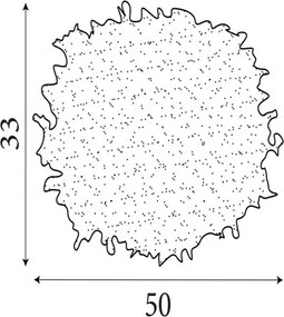 Searchlight 70393PI - KATE csillárhoz való búra, E14/E27, átmérő 50 cm, rózsaszín