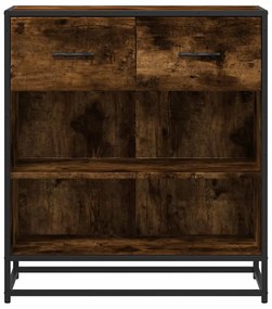 komód füstölt tölgy 68x35x76 cm Gépelt fa