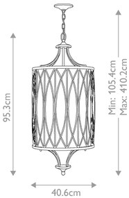 Függeszték Bronz ELSTEAD HK-WALDEN-4P