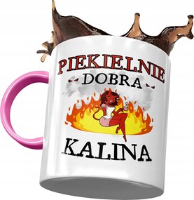 Rózsaszín Bögre Kalina Feleség Barátnő Nyomtatott Fotóval