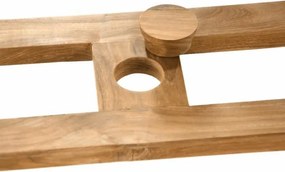 Bővíthető kerti asztal tíkfából Garth, 170 - 230 cm