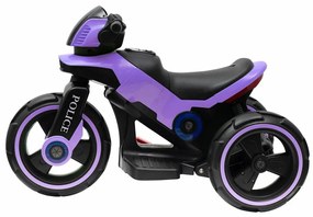 Baby Mix Rendőrség gyerek elektromos motorkerékpár, lila