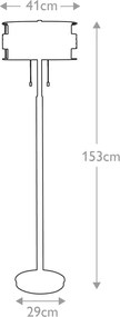 Quoizel LAGUNA QZ-LAGUNA-FL-A Állólámpa 2x60W/E27