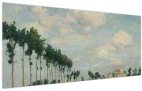 Kép - Johan Barthold Jongkind, The Towpath, reprodukciók (120x50 cm)