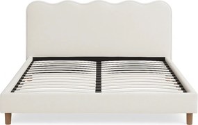 IZMIR ágy 160x200 cm, krém boucle