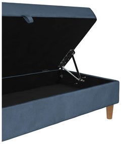 Kék bársony lábtartó Lilly – Støraa