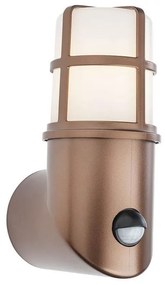 Redo 90200 - Kültéri lámpa érzékelővel TRITON 1xE27/28W/230V IP54 réz