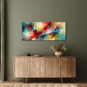 Kép – Absztrakció pirossal (120x50 cm)