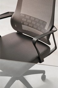 Fekete kárpitozott irodai szék Hoboken – Yes Everyday