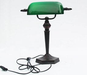 LANDLITE-01CEL1004 Bronz Színű Banklámpa 1XE27 40W IP20