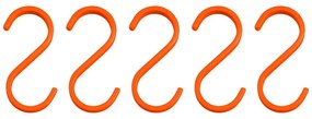 Narancssárga függő fém akasztó szett 5 db-os Hang-it – Mette Ditmer Denmark