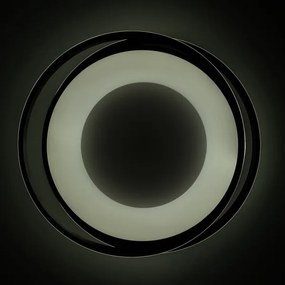 BRILAGI - LED dimmelhető mennyezeti lámpatest FLARE LED/84W/230V 47x51 cm fekete + távirányító