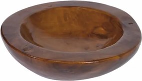 Tíkfa dísztál Ø 40 cm kézzel készített