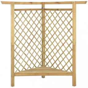 impregnált fenyőfa sarokpergola paddal 166 x 81 x 174 cm