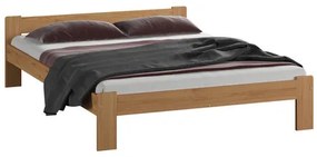 CELINKA ágy 120x200cm tömör fenyőből Égerfa
